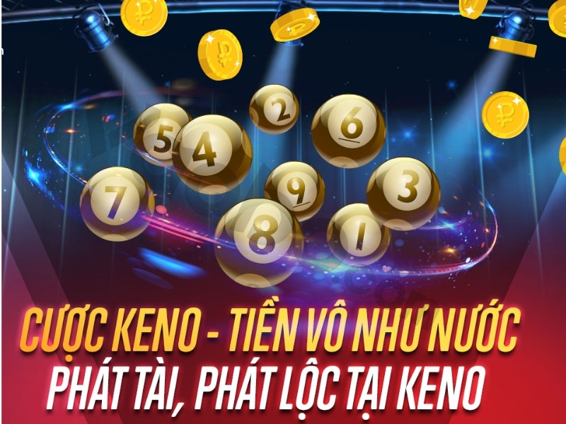 Giao diện sống động khi truy cập 68gamebai để chơi Keno