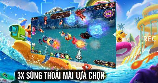 Vũ khí thường gặp trong bắn cá 3D