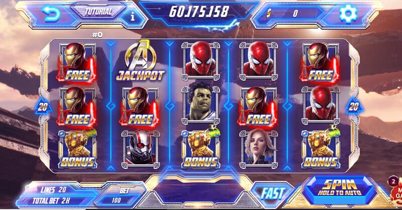 Hướng dẫn cách chơi game Avengers 68gamebai